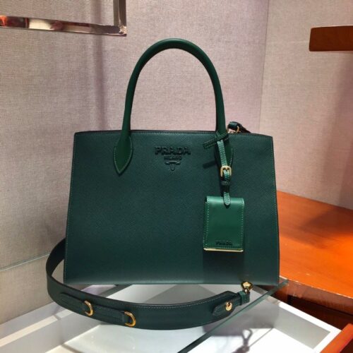 프라나 모노크롬 토트백 그린