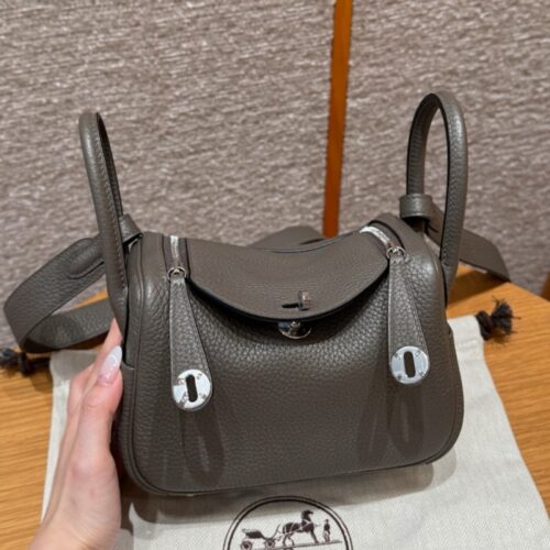 올수공 에르메스 린디 미니 8F/Girs Etain 클레망스 실버 하드웨어