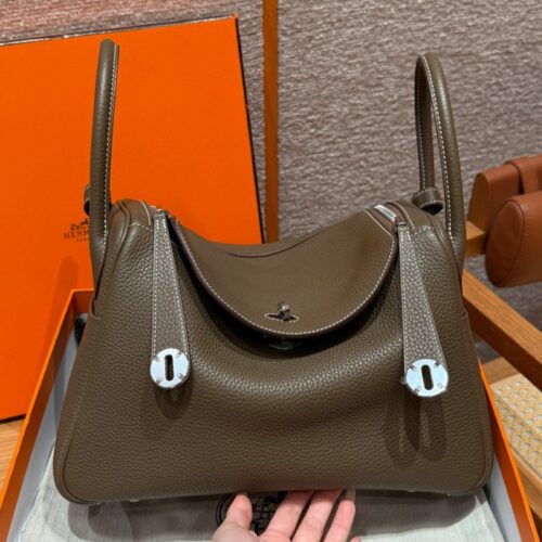 올수공 에르메스 린디 30 18/Etoupe 클레망스 실버 하드웨어