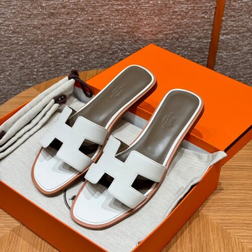 올수공 에르메스 오란 화이트 & 에토프 엡송 가죽