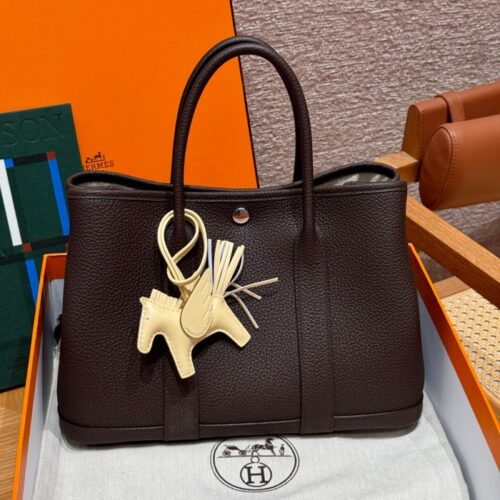 올수공 에르메스 가든파티 30 46/Ebene vache 실버 하드웨어