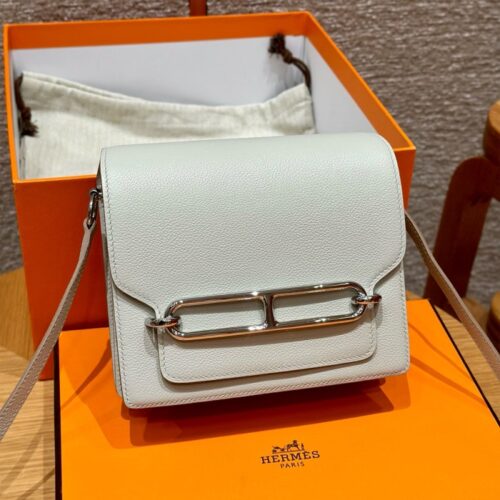 올수공 에르메스 롤리스 18 Beton 에버컬러 가죽 실버 하드웨어