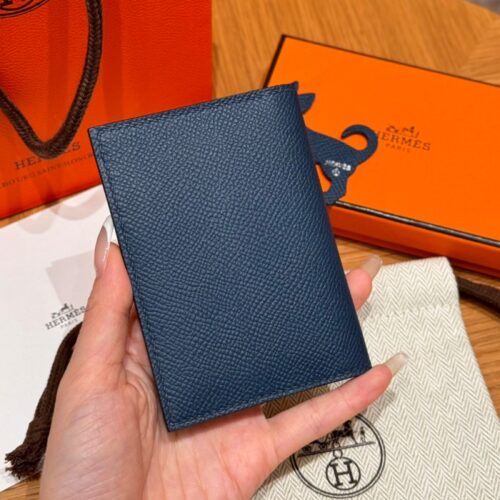 올수공 에르메스 MC2 EUCLIDE Deep blue 유클리드 엡송 카드 지갑