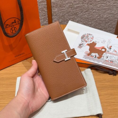 올수공 에르메스 베안 장지갑 37/Gold 토고 실버 하드웨어