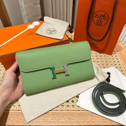 올수공 에르메스 콘스탄스 투 고 3I/Vert Criquet 엡송 리자드 하드웨어