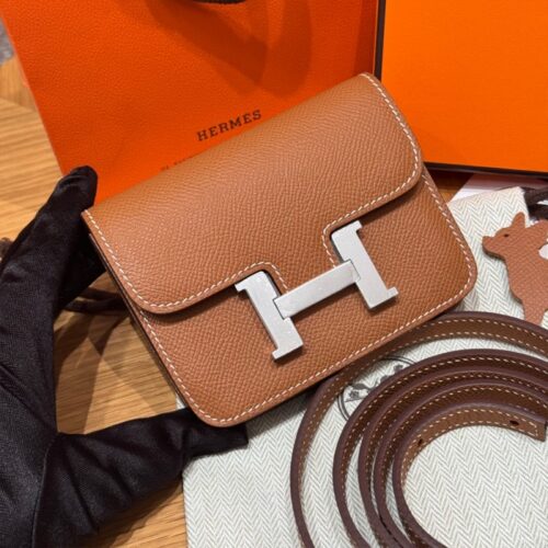 올수공 에르메스 콘스탄스 슬림 지갑 37/gold 엡송 실버 하드웨어