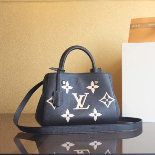 루이비통 몽테뉴 BB 모노그램 앙뜨렝뜨 블랙/베이지