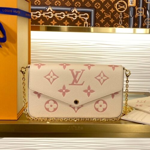 루이비통 펠리시 포쉐트 모노그램 앙프렝뜨 크림