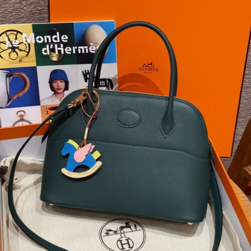 올수공 에르메스 볼리드 27 60/Vert cypress 스위프트 골드 하드웨어