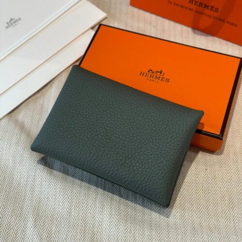 올수공 에르메스 칼비 듀오 63/Amande & 80/Gris Perle 체브르 실버 하드웨어