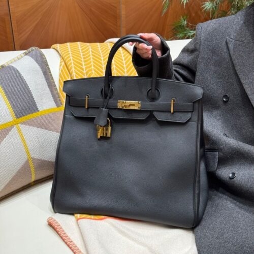 올수공 에르메스 버킨 HAC 40 noir 토고 골드 하드웨어