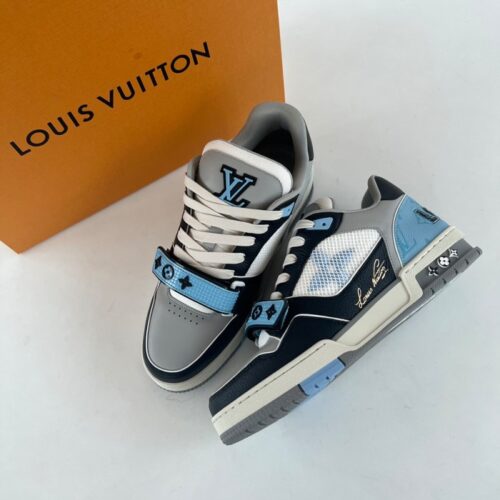 루이비통 LV 트레이너 스니커즈 그레이 & 네이비