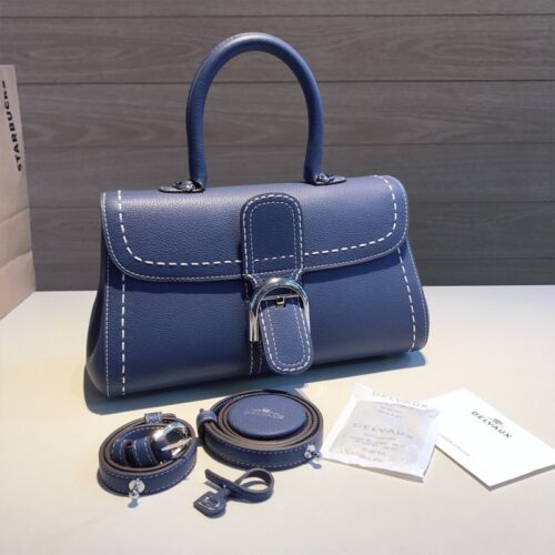 델보 브리앙 이스트웨스트 카프스킨 블루