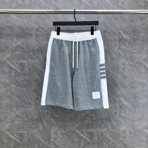 톰브라운 미드라이즈 트랙 쇼츠 팬츠 그레이