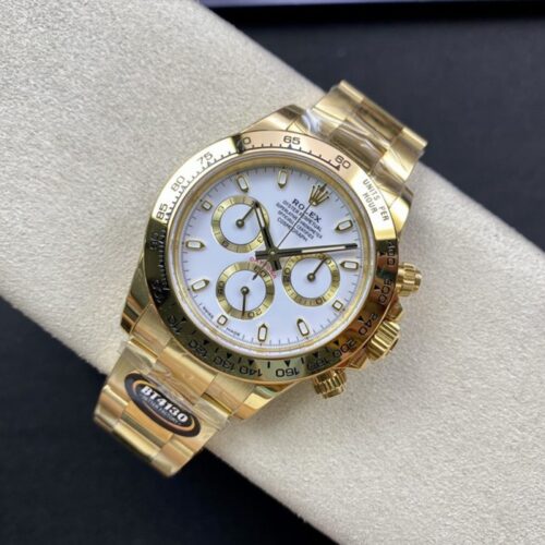 BT공장 롤렉스 데이토나 화이트 다이얼 옐로우 골드 금통 40mm 116508