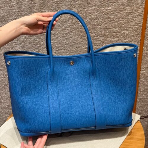 올수공 에르메스 가든파티 36 T7/Blue Hydra 네곤다 실버 하드웨어