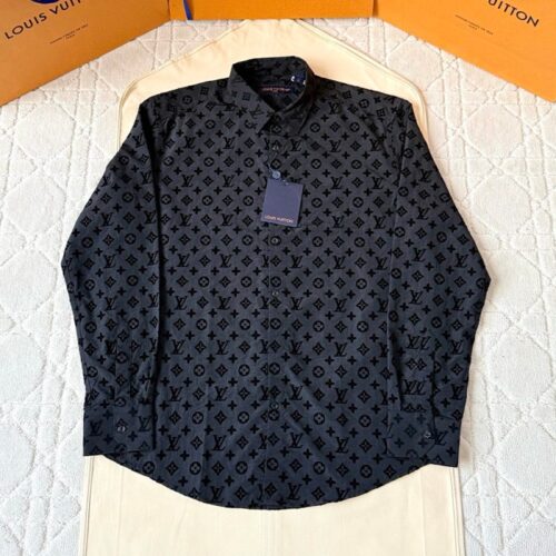 루이비통 모노그램 플록 셔츠