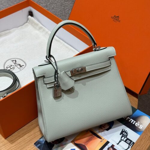 올수공 에르메스 켈리 25 Girs neve 토고 가죽 실버 하드웨어