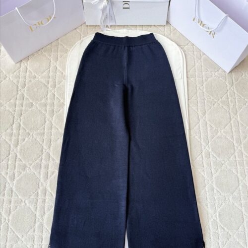 최고퀄 디올 리버서블 네이비 캐시미어 블렌드 팬츠
