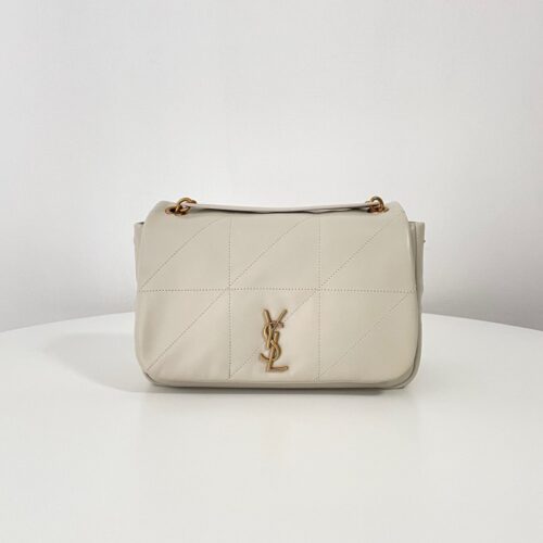 최고퀄 생로랑 제이미 스몰 체인 숄더백 밀크 화이트 763475