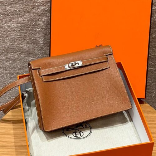 올수공 에르메스 켈리 단스 gold & Rose Sakura 에버컬러 가죽 실버 하드웨어