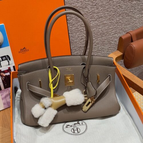 올수공 에르메스 숄더 버킨 백 29 Etoupe 에버컬러 가죽 골드 하드웨어