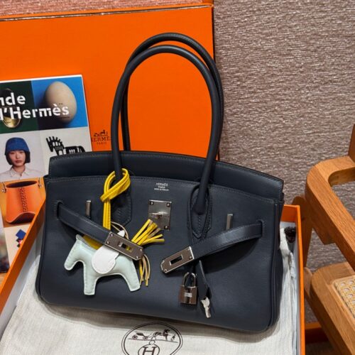 올수공 에르메스 숄더 버킨 백 29 Caban 스위프트 가죽 실버 하드웨어