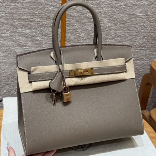 최고퀄 에르메스 올수공 버킨 25 에토프 토고 가죽 금장