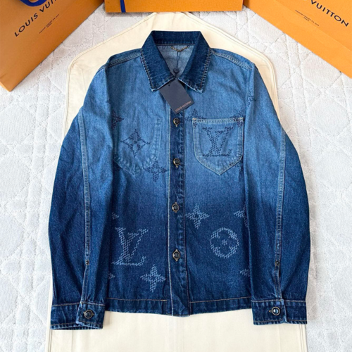 루이비통 모노그램 데님 워크웨어 오버셔츠