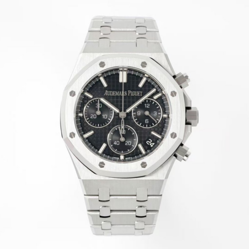 DD공장 오데마피게 로얄오크 크로노그래프 블랙 다이얼 스틸 41mm 26240