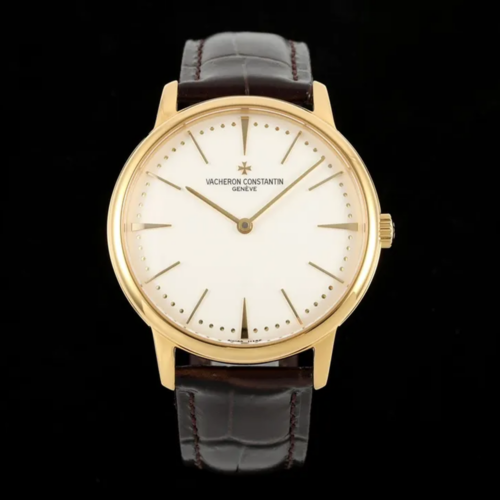 KZ공장 바쉐론 콘스탄틴 패트리모니 화이트 다이얼 옐로우 골드 40mm 81180