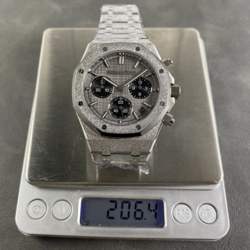 DD공장 오데마피게 로얄오크 크로노그래프 그레이 다이얼 프로스트 골드 41mm 26240