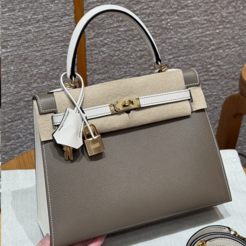 최고퀄 에르메스 올수공 켈리 25 에토프 & 크레 앱송 가죽 금장