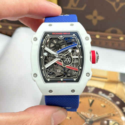 CNC 커스텀 리차드밀 알렉시 팽튀로 화이트 카본 RM67-02