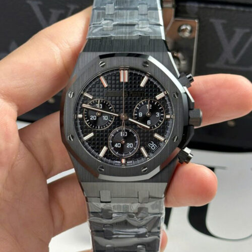 APS공장 오데마피게 로얄오크 크로노그래프 블랙 세라믹 블랙 다이얼 24240