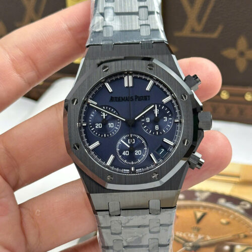 APS공장 오데마피게 로얄오크 크로노그래프 블랙 세라믹 블루 다이얼 24240