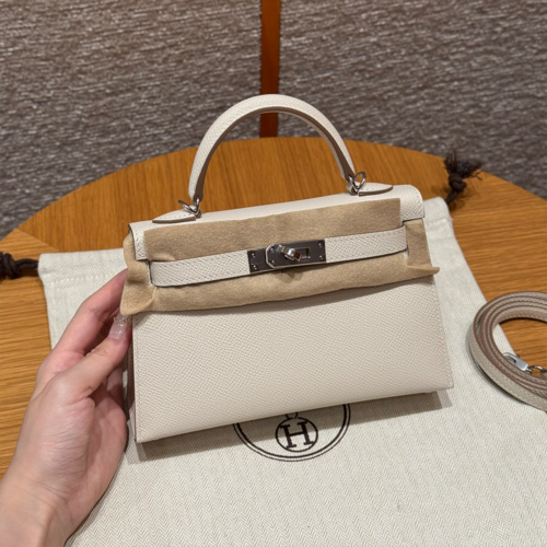 최고퀄 에르메스 올수공 켈리 미니 크레 엡송 가죽 은장