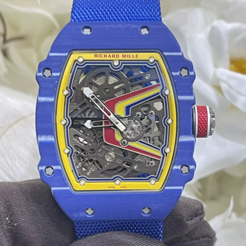 CNC 커스텀 리차드밀 페르난도 알론소 에디션 블루 카본 RM67-02