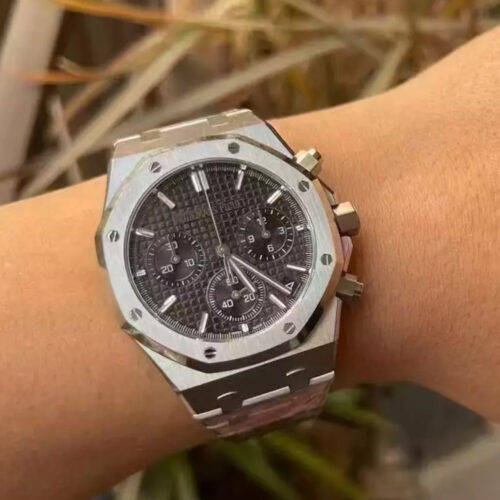 APS공장 오데마피게 로얄오크 크로노그래프 블랙 다이얼 24240