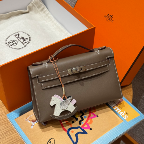 최고퀄 에르메스 올수공 켈리 포쉐트 에토프 스위프트 가죽 은장