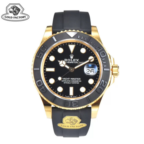 골드공장 롤렉스 요트마스터 옐로우 골드 금통 러버밴드 40mm 226658