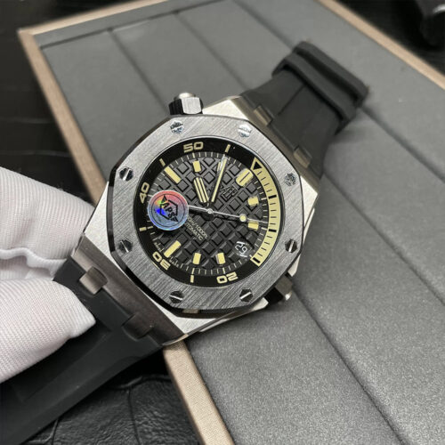 APS공장 오데마피게 오프쇼어 블랙 비스킷 다이얼 스틸 42mm 15720