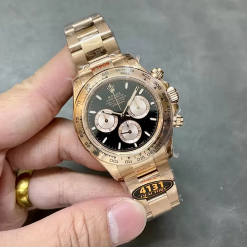 QF공장 롤렉스 데이토나 블랙 다이얼 로즈골드 금통 126506